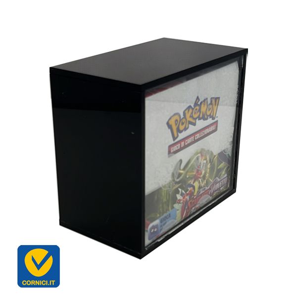 TECA BOOSTER NERO | PLEXIGLASS | BOX POKEMON 36 bustine