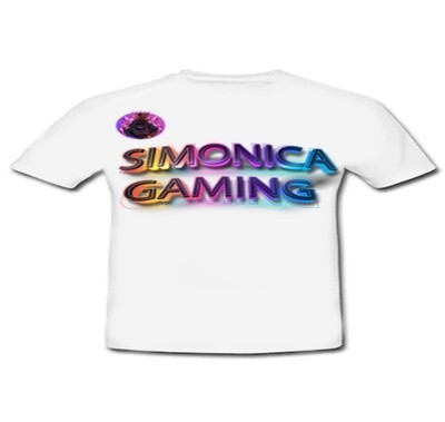 TRICOU ALB GAMA SIMONICA GAMING