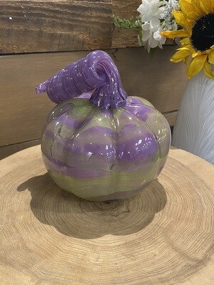 Spooky Swirl with Purple Stem