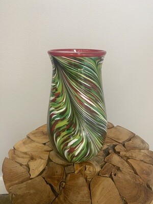 Festive Feathered Vases