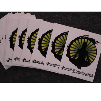 Swami Organic Seed vinyl sticker set of 3