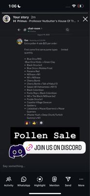 2025 Pollen list