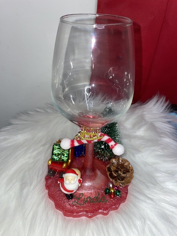 🎄 Christmas Wine Glass🎄