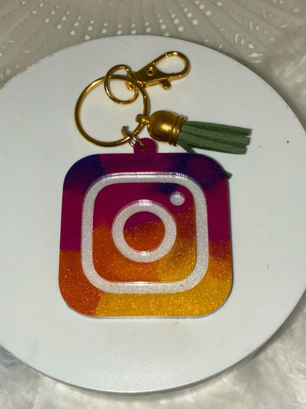 Social Media Promoter Business Keychain