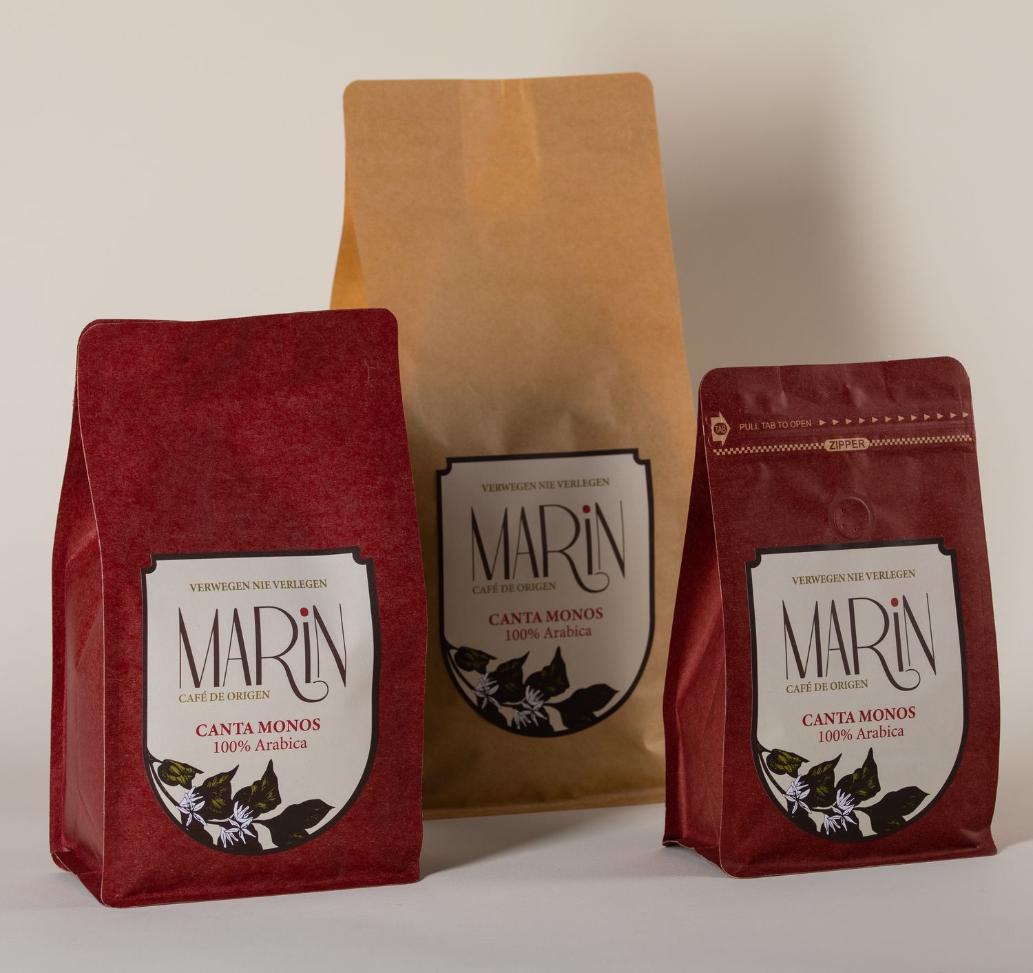 Familie Canta Monos. 250 gr, 500 gr und 1000 gr