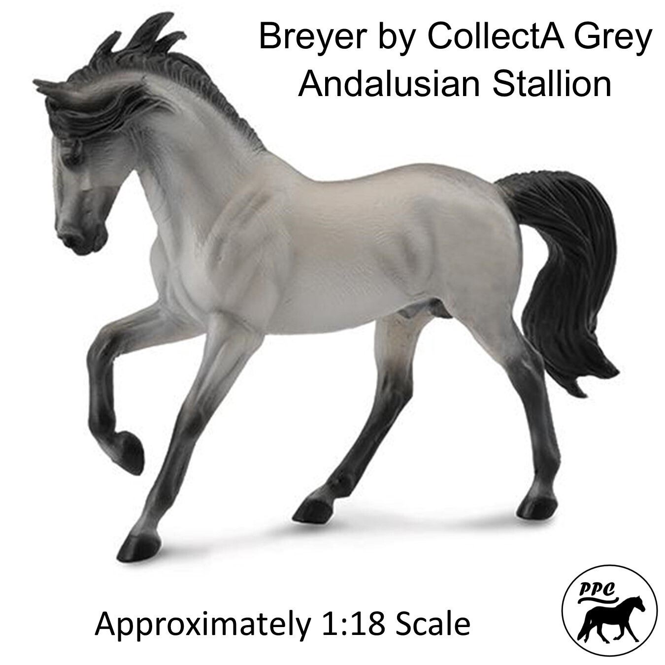CollectA by Breyer Grey Andalusian Stallion