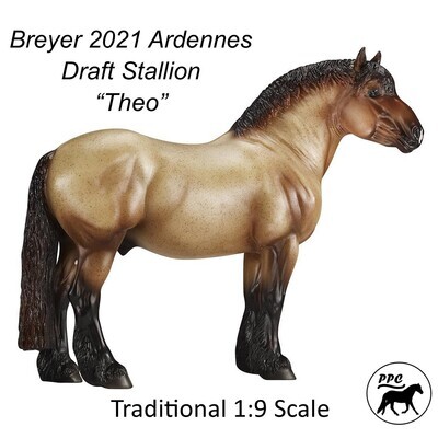 Breyer 2021 Ardennes Draft Horse "Theo" #1843  NIB