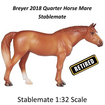 Breyer 2018 Stablemates Quarter Horse NIP  Retired