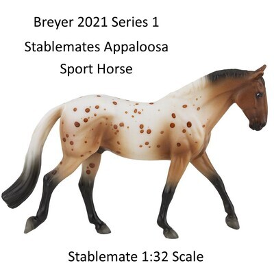 Breyer 2021 Stablemates Series 1 Appaloosa Sport Horse  NIP