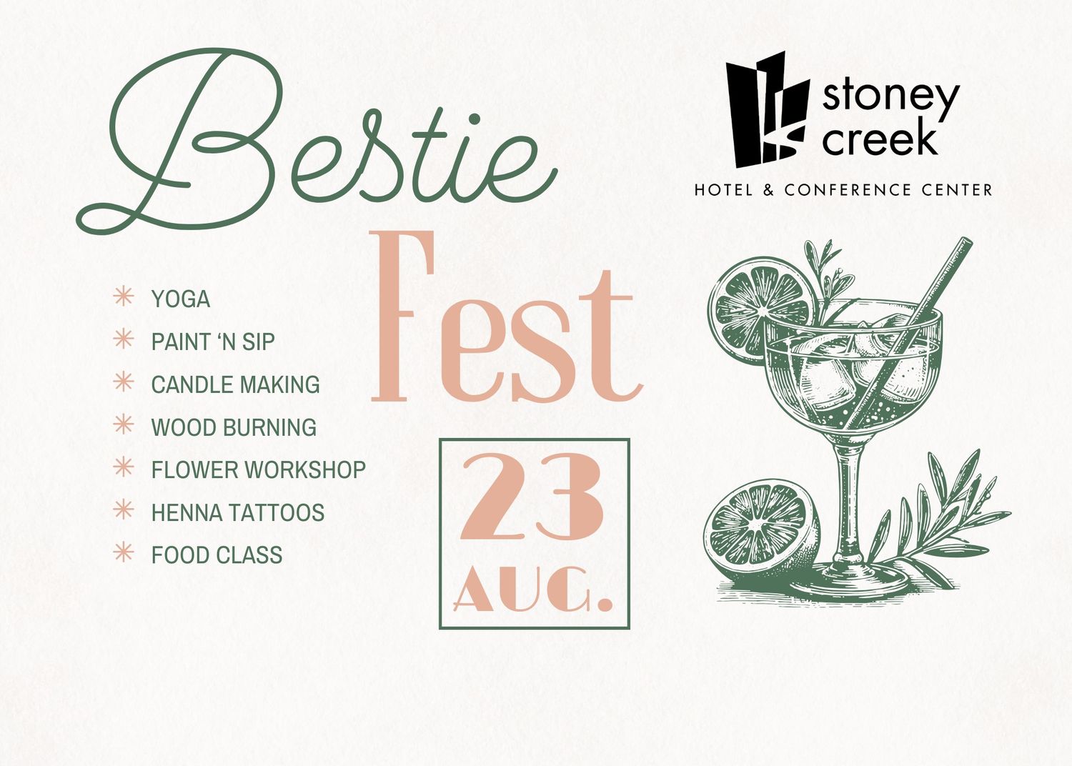 Bestie Fest 8/23 · Make + Take #1 (1:15pm)