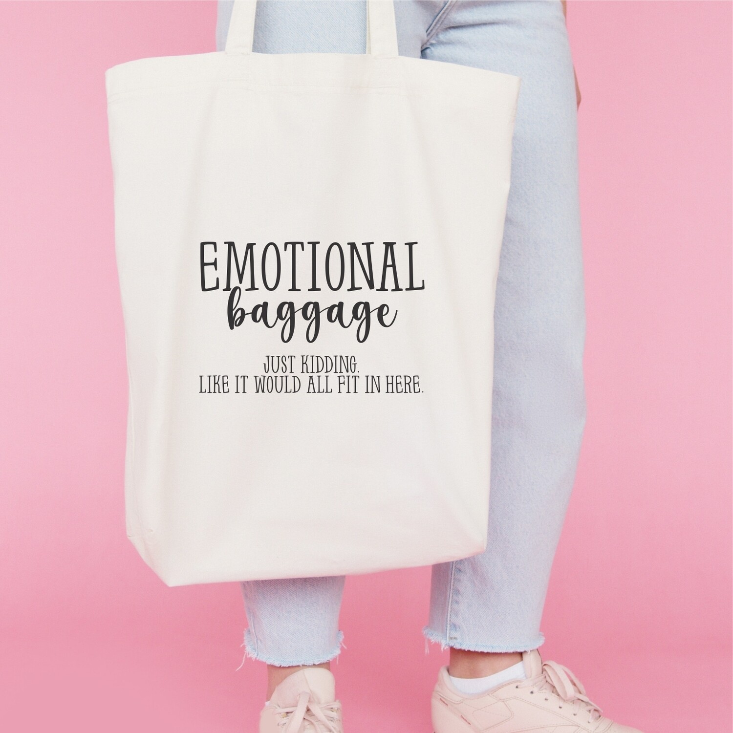 Emotional baggage...just kidding, like it would all fit in here!