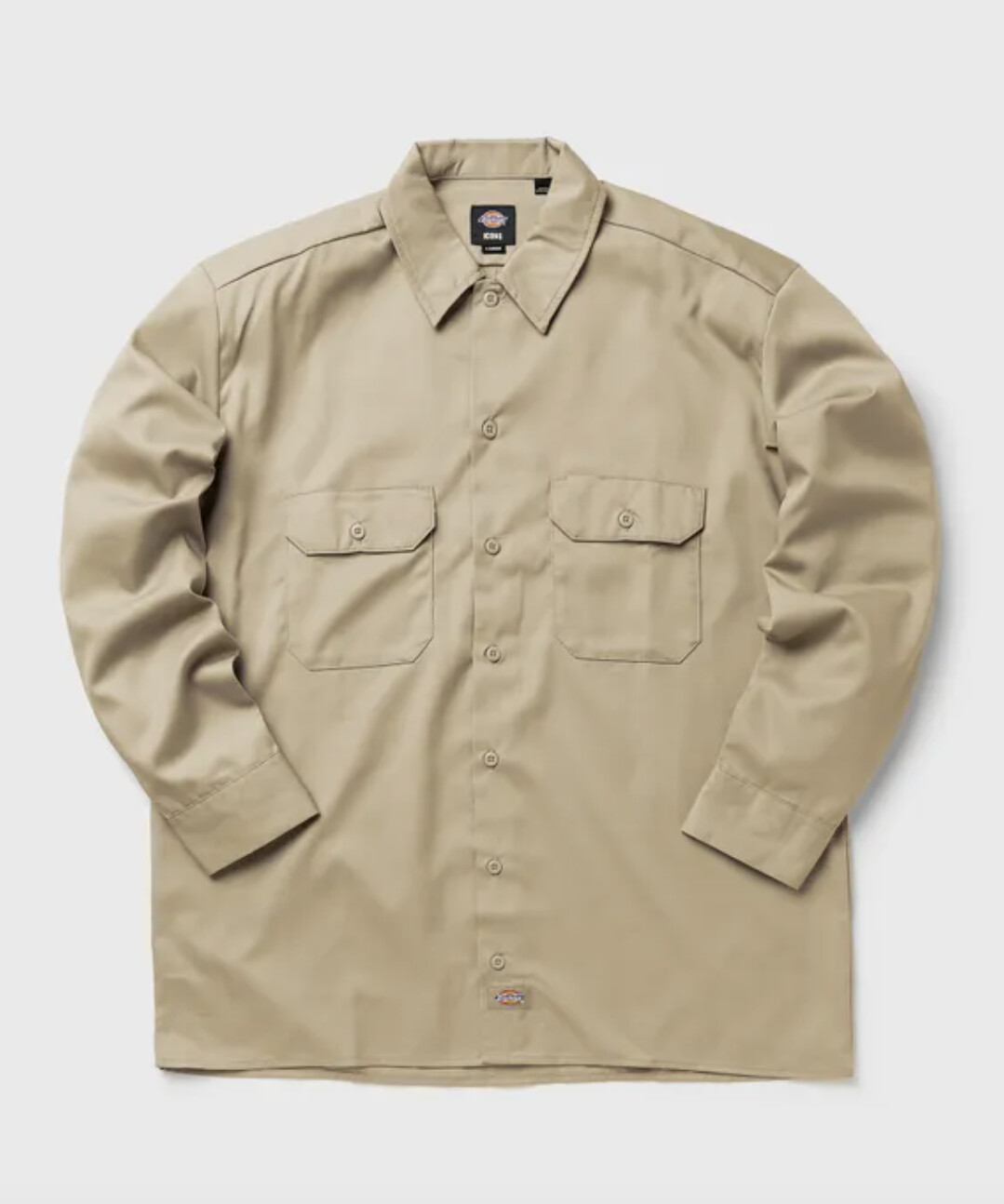 Dickies LS Twill Work Shirt Beige