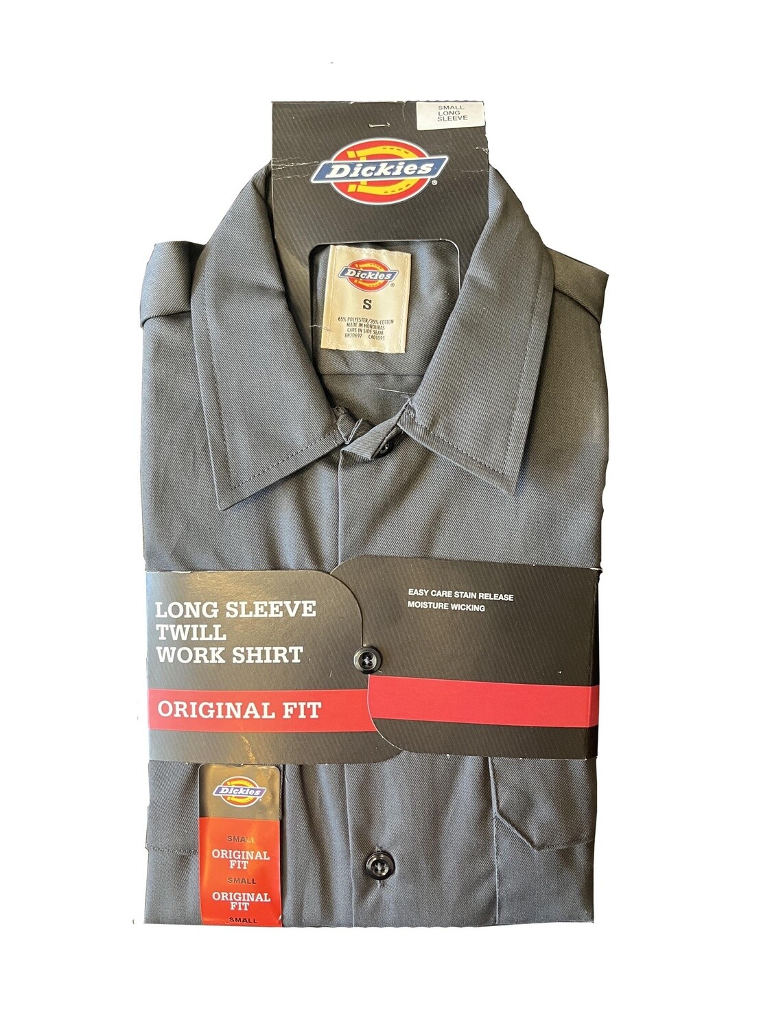 Dickies LS Twill Work Shirt Grey