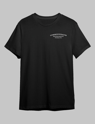 Commonwealth Pocket Script T-Shirt - Black