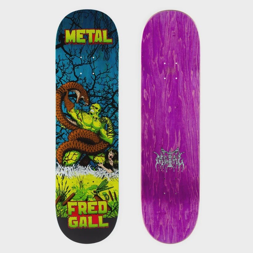 Metal Fred Gall Swamp Thing Deck 8.25