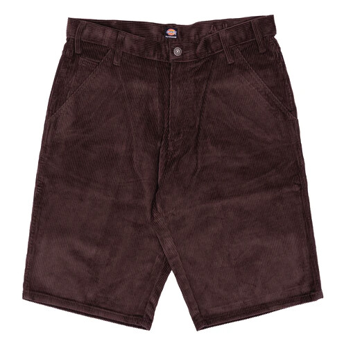 Dickies Jake Hayes Relaxed Fit Corduroy Shorts, 13", Chocolate Brown