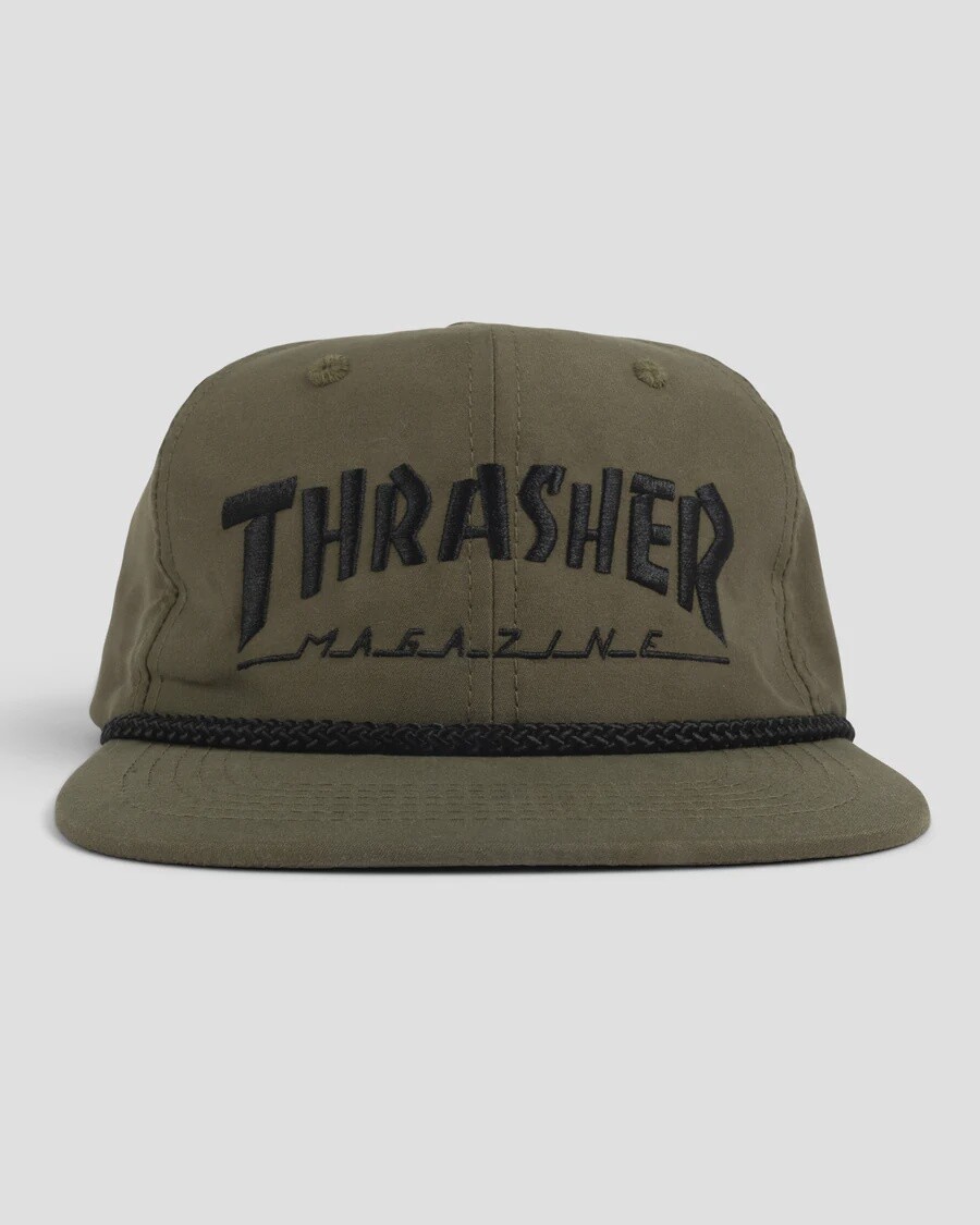 Thrasher - Rope Snapback Olive/Black
