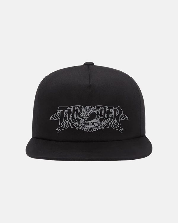 Thrasher X Antihero - Mag Banner - Black