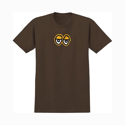 Krooked - Eyes Logo Chocolate/Gold