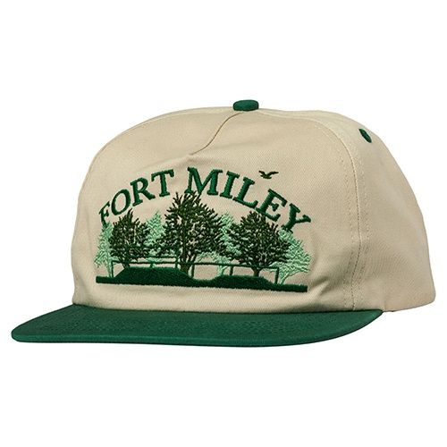 Real - Fort Miley Snapback Off White/Green
