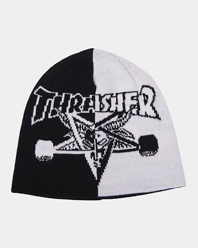 Thrasher - Skategoat Split Beanie - Black/White