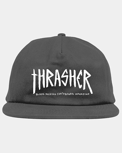 Thrasher X Toy Machine - Scratch Snapback - Charcoal