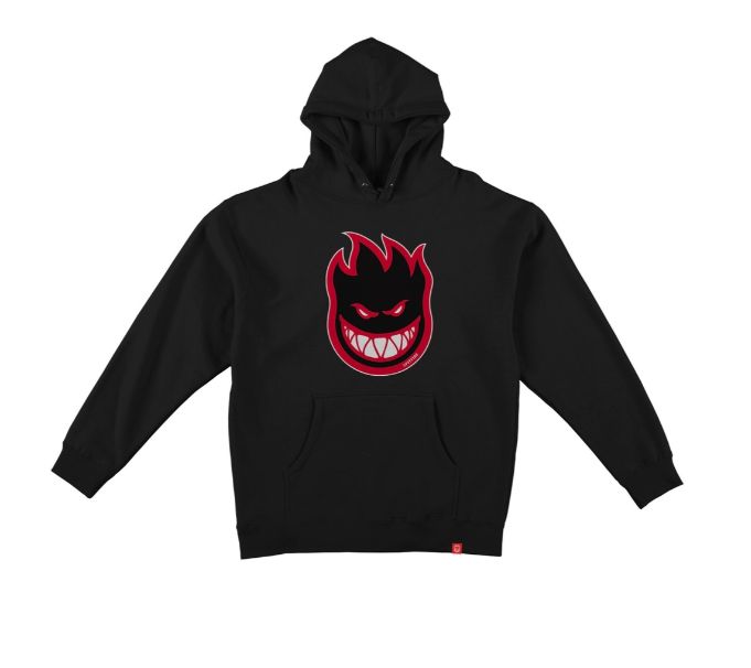 Spitfire - Bighead Fill Hoodie Black/Red - Large