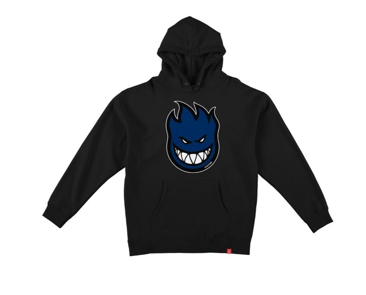 Spitfire - Bighead Fill Hoodie Black/Navy - XLarge