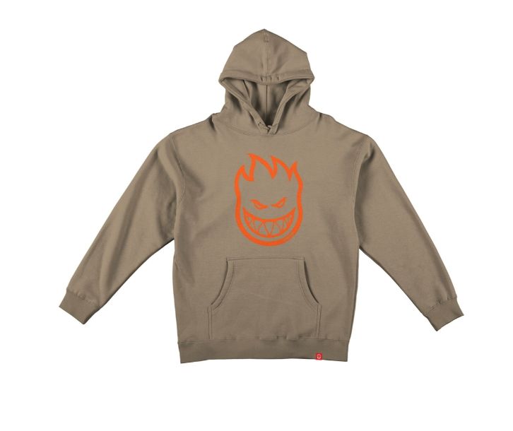 Spitfire - Bighead Hoodie Sandstone/Orange