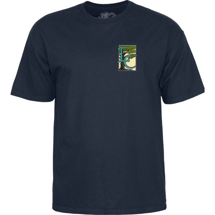 Powell Peralta - Lance Conklin Face T-Shirt Navy - XLarge