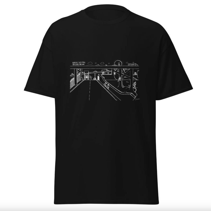 Burnside Street View Tee - Black
