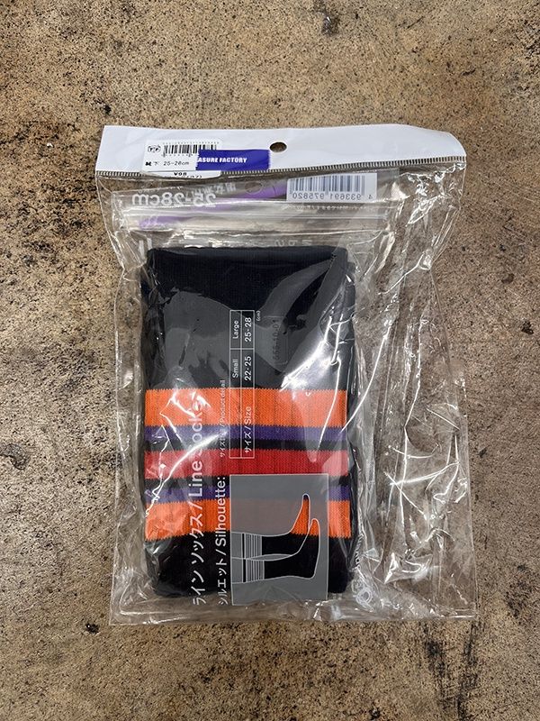 Family Mart Socks - Orange/Purple/Yellow