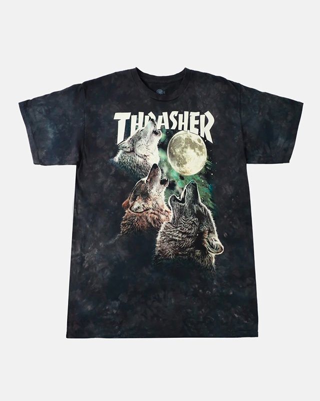 Thrasher - Wolves T-Shirt - Green