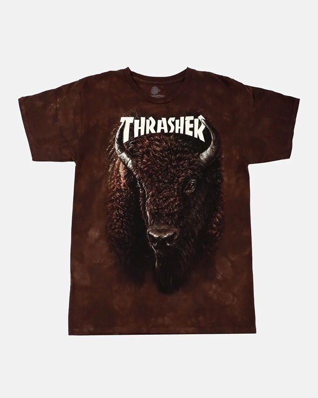 Thrasher - Bison T-Shirt - Brown
