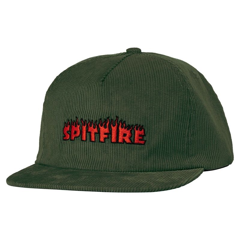 Spitfire - Demonseed Script Snapback Hat Green
