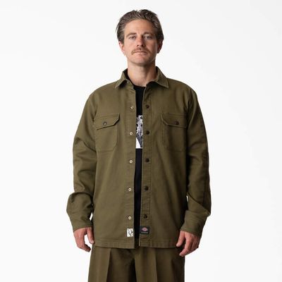 Dickies - Mike Anderson Lined Flex Deck Shacket - Dark Olive