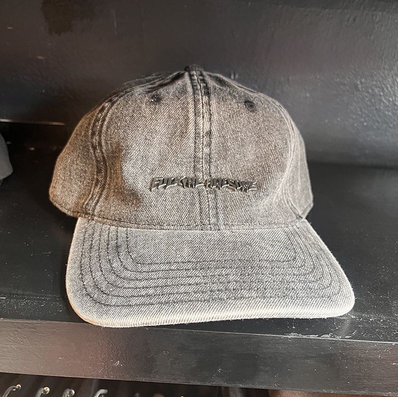 FA - Metal Stamp Logo Hat - Black