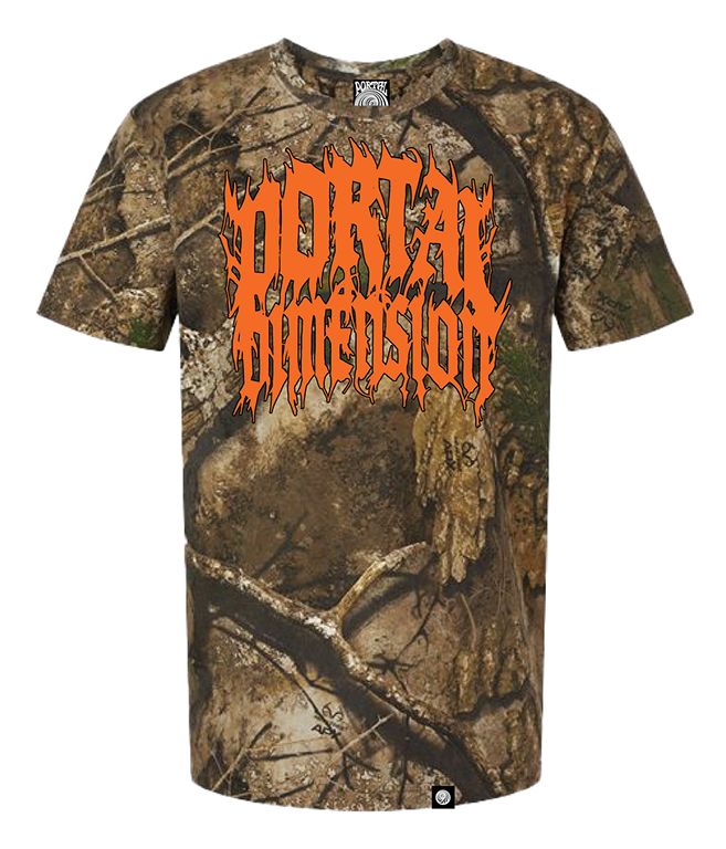 Portal Dimension - Camo Metal Tee