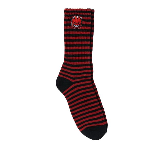 Spitfire - Bighead Fill EMB Socks Black/Red