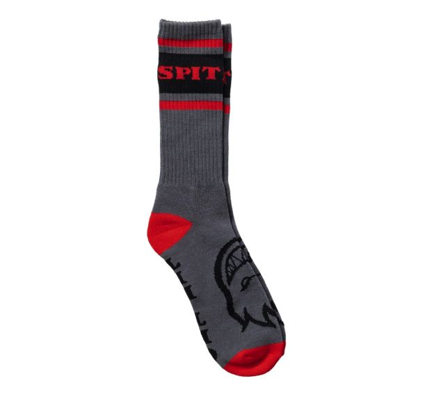 Spitfire - Classic 87 Bighead Socks Charcoal/Red/Black