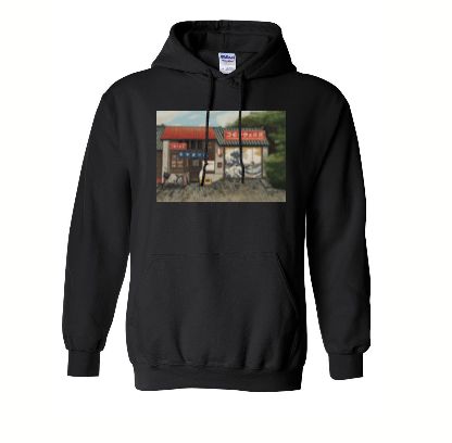 Commonwealth 'Konbini' Hoodie - Black