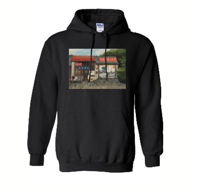 Commonwealth 'Konbini' Hoodie - Black