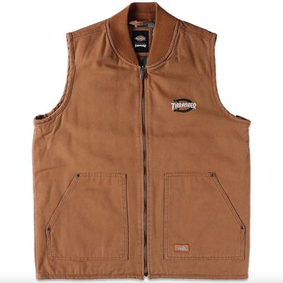 Dickies - Thrasher X Dickies Vest - Brown Duck