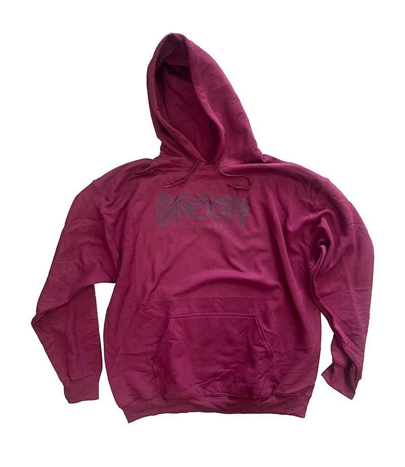 Bacon - Logo Hoodie - Burgundy