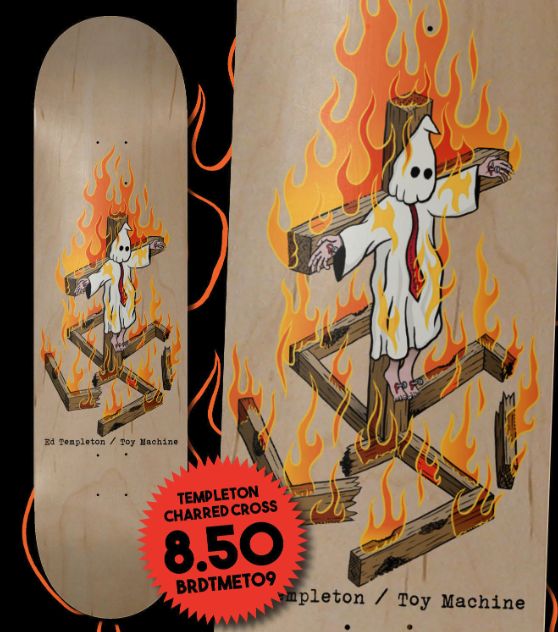 Toy Machine - Templeton Charred Cross - 8.5
