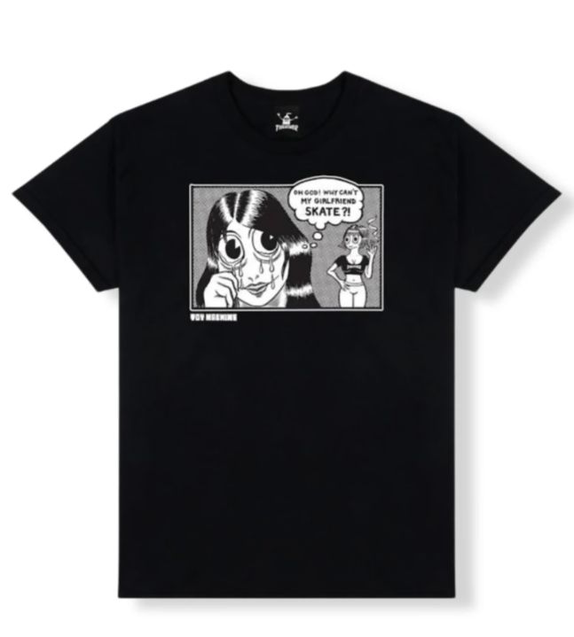 Thrasher X Toy Machine Girlfriend T-Shirt - XLarge/Black