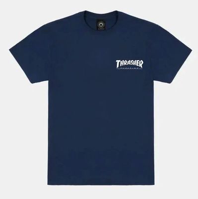 Thrasher - Mag Logo Pocket T-Shirt - Small/Navy