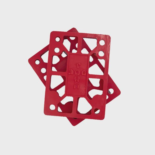Dogtown 1/2 Risers - Red
