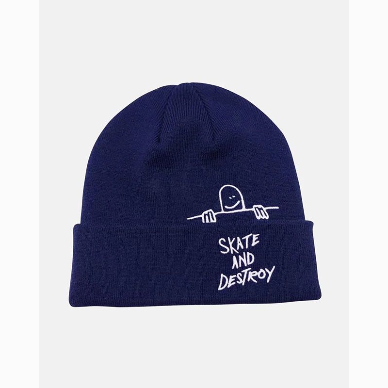 Thrasher - Gonz Sad Fold Beanie - Navy