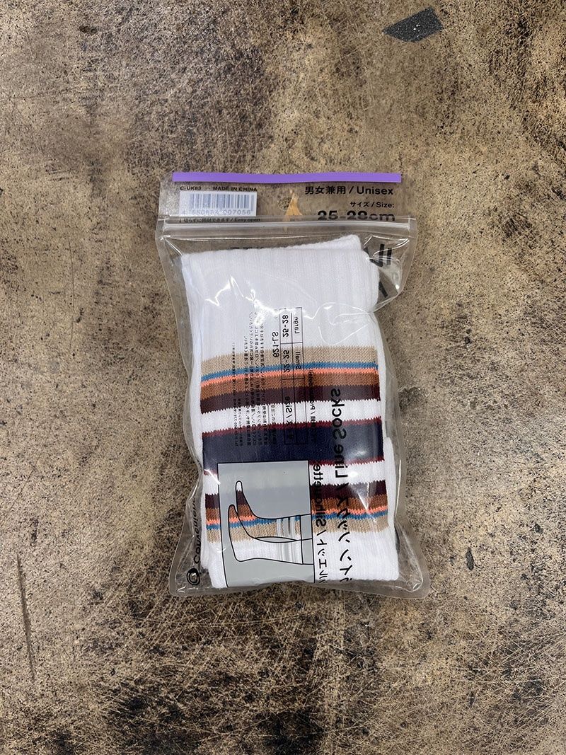 FamilyMart Socks - Beige/Blue/Pink/Purple